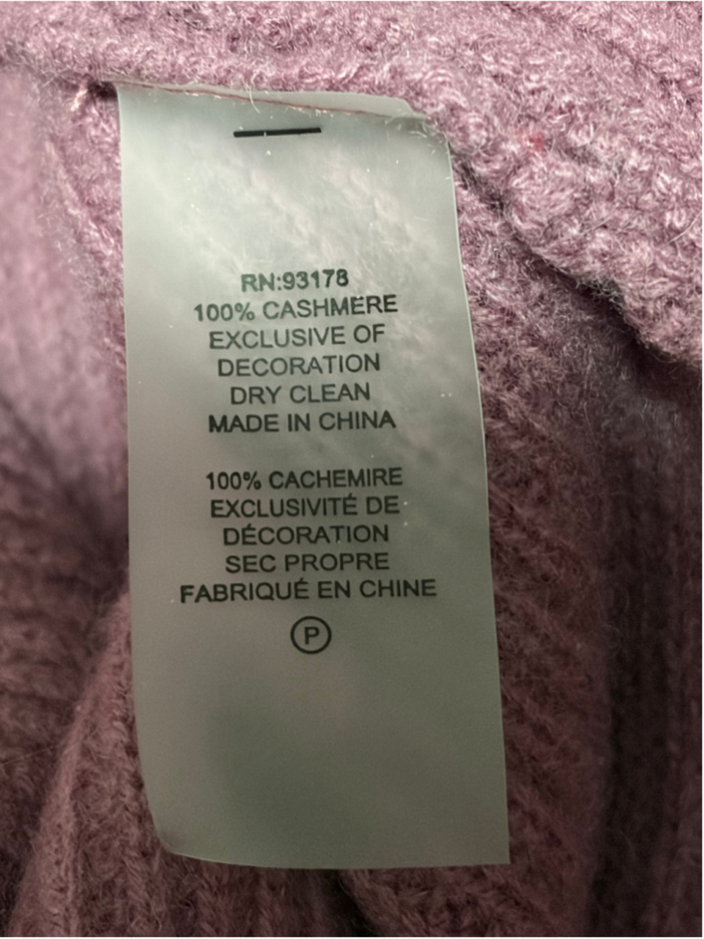 NWT Elie Tahari V-Wrap 100% Cashmere Sweater size medium - Picture 7 of 9